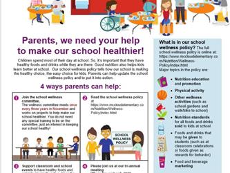 Please join our Wellness Policy meeting